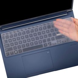 Saco Transparent,Silicone Keyboard Cover Compatible with ASUS Vivobook S15 OLED S3502ZA-L502WS 15.6 Inch Laptop Keyboard Skin-image-92