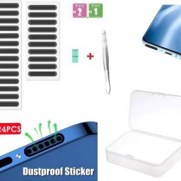 24 pack - Speaker Dust Protector Net Stickers for Android Anti-dust mobile protector-image-63