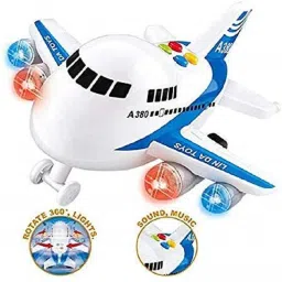 Power Airbus Toy Super Jumbo Aeroplane Toys, Airbus Toy with Music Light (Airbus)-38