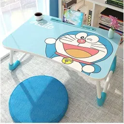Doraemon Cartoon Folding Study Table Engineered Wood Study Table-10