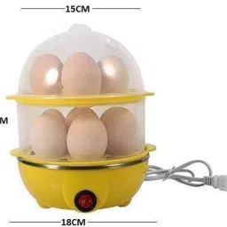 hirparas tech enterprise Multi-Function 2 Layer 14 Egg Cooker Boilers & Steamer 11164 Egg Cooker image 3