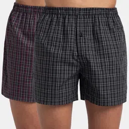 jockey Pack of 2 8222 Checkered Men Boxer-picture-17