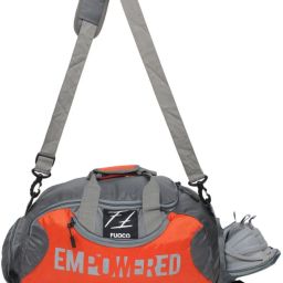 40 L Gym Duffel Bag - Empowered Orange Grey - Orange-image-49