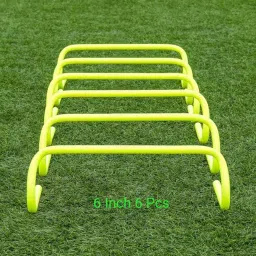 PVC Speed Hurdles (For Adults, Children Pack of 6) PVC Speed Hurdles-16