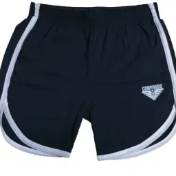 Striped Men Yellow Running Shorts-image-1