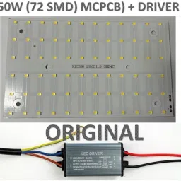 SG 50 WATT (72 SMD) FLOOD LIGHT PCB WITH DRIVER Light Electronic Hobby Kit-picture-15