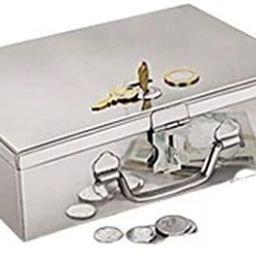ginoset safe locker box Home,Office,Hotel,Bank All use Size-8 Inch With Lock And 2 key Safe Locker image 2