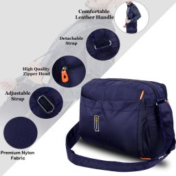 Blue Men Sling Bag Bag Cross body Men’s Sling Messenger Bag for Travel / Office / Business / Cash-image-72