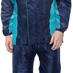 Colorblock Men Raincoat-image-15