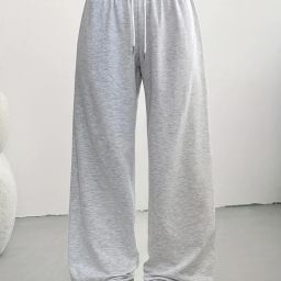 Women Solid Grey Track Pants-image-27