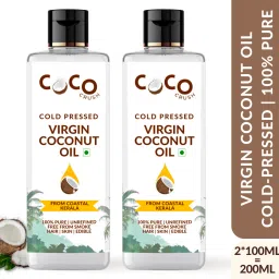 Pack of 2 Virgin Coconut Oil | Cold Pressed | Hair, Body, Baby Massage | 2*100ML-image-48