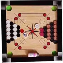 20 inch small size with two set coins and striker (black) Carrom Board 56 cm Carrom Board-picture-19