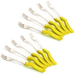 Stainless Steel, Plastic Fruit Fork-23