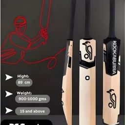 Kookaburra Black Edition | Tennis Ball Cricket Bat | Full Size Poplar Willow Cricket Bat For 15+ Yrs-picture-18