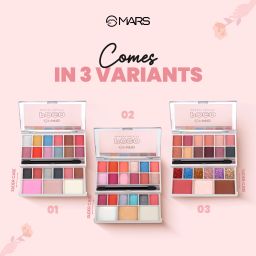 mars 18 Shade Eyeshadow With Highlighter Blusher and Compact image 5