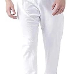 Pure Cotton Churidar White Pyjama for Mens Men Pyjama-image-5