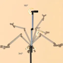 FKU Cell Phone Floor Stand with 1.96/5.25 ft Height & 5.73lb Mobile Stand Monopod image 3
