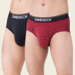 Pack of 2 Deo-Cotton Deodorizing V Shape Printed Men Brief-picture-21