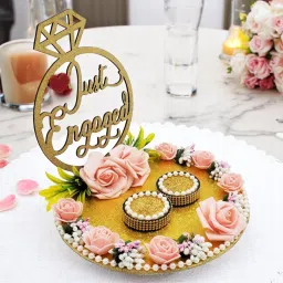 Engagement Ring tray Wood, Stoneware, Plastic Decorative Platter-23