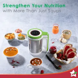 wonderchef Automatic Soup Maker 1L, 800W, Green And Silver Soup Maker image 4