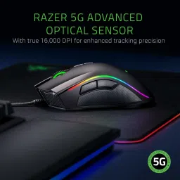 Razer Mamba Elite - Right-Handed Gaming Mouse (RZ01-02560100-R3M1) Wired Ergonomic Optical Gaming Mouse image 5