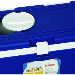 randal 50 L Plastic Chiller Ice Box Vent Lid & Water Outer Plug | Ice Bucket - 50 Ltr Ice Bucket image 3