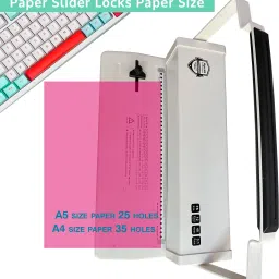 verena size spiral coil paper binding machine 40 holes 15 sheets max punching capacity No.8674 Manual Ring Binder image 3