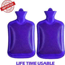Pack of 2 Pain Relief Non Slippery Hot Water Bottle Non Electric 1 L Hot Water Bag-image-42