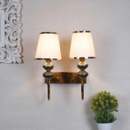 Orviora Gold Iron Wall Light | E27 holder | without Bulb | Eliante by Jainsons Lights-picture-20