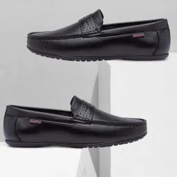 Lightweight | Comfortable | Trendy | Daily Wear | Synthetic Leather Loafers For Men-image-98