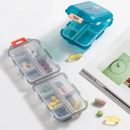 7 day protable travel pill box,medicine box pill organiser for travel and daily use Pill Box-picture-39