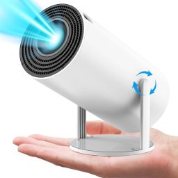 Pharaoh 4K Projector, LED 180 Degree Rotation Android 11, WiFi 6 BT 5.3 A4 (2200 lm) Portable Projector-image-75