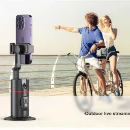 EVAAENTERPRISES P02 Smooth Rotational Gimbal in Black Color 2 Axis Gimbal for Mobile, Camera-24