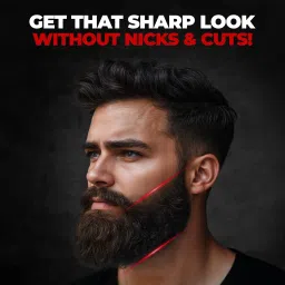 beardo Precision Shaping Beard Styling Tool | Face Razor | No Nicks & Cuts, Men image 2