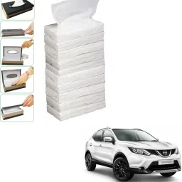 10 SET REFILLER WITH 100 PULLS (200 SHEETS) FOR NISSAN QASHQAI Vehicle Tissue Dispenser-image-81