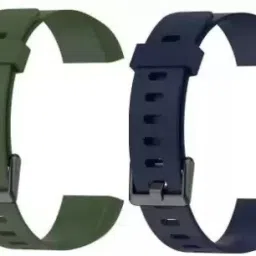 WEI INTERNATIONAL Pack of 2 Buckle Silicone Strap for Real me Smart Band Watch RMA183 Smart Band Strap-image-69