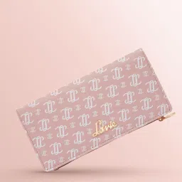 Women Casual Pink Artificial Leather Wallet-image-97