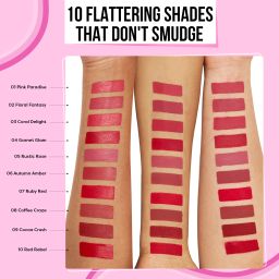 sugar pop Ultrastay Transferproof Lipstick 07 Ruby Red - Waterproof | Smudgeproof image 3
