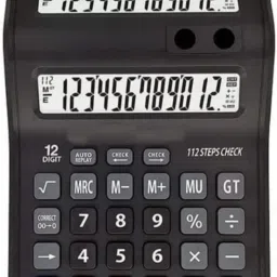 uratech CT-2000 Double Dual Display Desktop Solar & Battery Power Soft Keys FinancialCalculator image 2