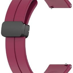 TRENDINGVIEW TRVMGT22WT132 Smart Watch Strap For 22 mm Watch With Magnetic Folding Lock 22 mm Silicone Watch Strap-image-51