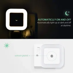 radmiq Attractive Sensor Control Led Night Light Lamp 0.5W Full Automatic Smart Sensor Night Lamp image 2