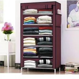 Co.W. 6+1 Maroon PVC Collapsible Wardrobe-picture-26