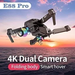 swa mi E88 WiFi FPV RC Dron with Dual Pro 4K HD Camera Wide-Angle Remote Control1 Drone image 4