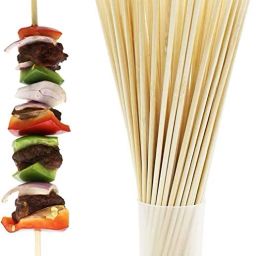 Kebab stick, roast stick ,barbecue Sticks Bamboo Skewers Chocolate Fountain Disposable Bamboo Roast Fork Set-4