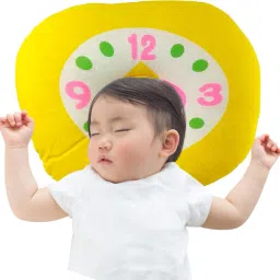 New Born Baby, Ideal for Round Head Shaping for 0 to 24 Months Polyester Fibre Animals Baby Pillow Pack of 1-image-82