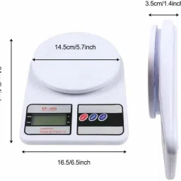 NILHARI Digital Scale with LCD Display, Scale for Home Baking, Cooking & Balance Diet Weighing Scale image 3