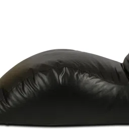 kam's lieu Jumbo Bean Bag Lounger with Footrest | Ready To Use Lounger Bean BagWith Bean Filling image 5