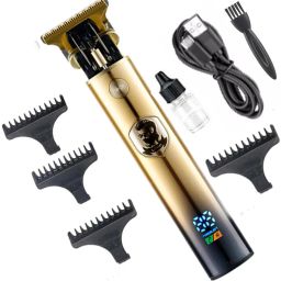 Geemy New Wireless Man T-Blade Mini Chargeable Hair Trimmer With Lcd Display Fully Waterproof Trimmer 240 min Runtime 4 Length Settings-26