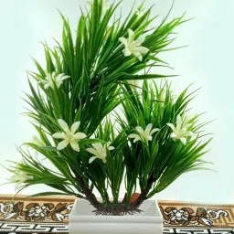 Beautiful Plants for Home cum Office Decoration Bonsai Artificial Plantwith Pot-17