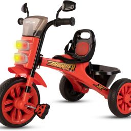 Baby Tricycle for Kids 3 to 5 Years with Foldable and Rotatable Footrest Thunderbolt Tricycle-image-72